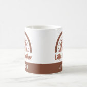Custom Boho Little Brother Rainbow Matching Kaffeetasse (Mittel)