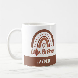 Custom Boho Little Brother Rainbow Matching Kaffeetasse