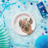 Custom Boho Llama Pappteller (Party)