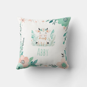 Custom Boho Niedlich Calf Kissen Pastell Green
