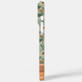 Custom Boho Sunflowers Wood Effect Case-Mate iPhone Hülle (Rückseite / Links)