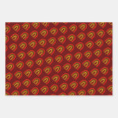 Custom Boho Weihnachtsbaum Packpapier Blatt (Vorderseite 3)