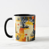 Custom Boho Wellness-Center Retreat Tasse - Busine (Links)