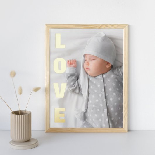 CUSTOM BOLD LIEBE LETTERS FOTO FOLIENDRUCKE