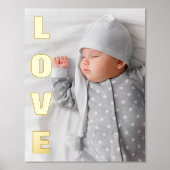 CUSTOM BOLD LIEBE LETTERS FOTO FOLIENDRUCKE (Vorderseite)