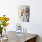 CUSTOM BOLD LIEBE LETTERS FOTO FOLIENDRUCKE (Ablage(Küche))