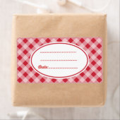 Custom Bold Red Kitchen Labels (Insitu)