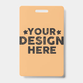 Custom Bold sagt ihr Namensdesign für Männer Ausweis