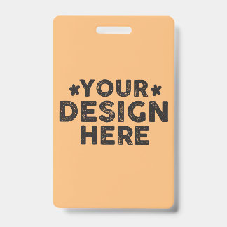 Custom Bold sagt ihr Namensdesign für Männer Ausweis