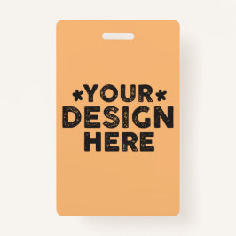 Custom Bold sagt ihr Namensdesign für Männer Ausweis