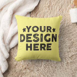 Custom Bold sagt ihr Namensdesign für Männer Kissen