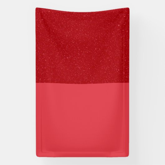 Custom Bold Split Tomato Red Banner (Vertikal)