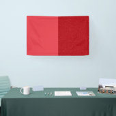 Custom Bold Split Tomato Red Banner (Messe)