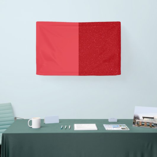 Custom Bold Split Tomato Red Banner (Messe)