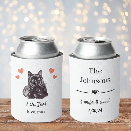 Custom Bombay Cat Pet Wedding Can Cooler Dosenkühler