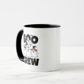 Custom Boo Crew Halloween Family Matching Tasse (Vorderseite Links)