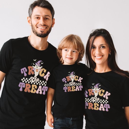 Custom Boo Ghost Niedlich Trick oder Treat Hallowe T-Shirt