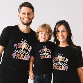 Custom Boo Ghost Niedlich Trick oder Treat Hallowe T-Shirt