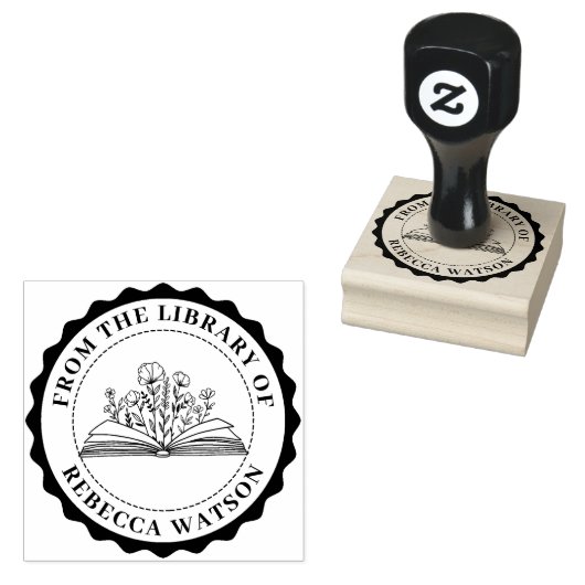 CUSTOM BOOK-BRIEFMARKE GUMMISTEMPEL (Stempel)