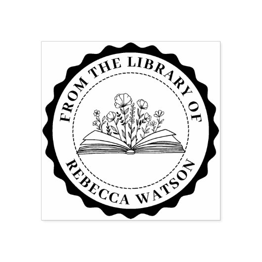 CUSTOM BOOK-BRIEFMARKE GUMMISTEMPEL (Prägung)