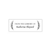 Custom Book Classic "From the Library of" Permastempel (Design)