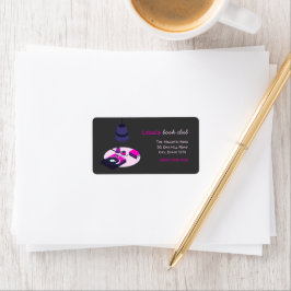 Custom Book Club Address Labels Adressaufkleber