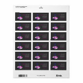 Custom Book Club Address Labels Adressaufkleber (Vorne)