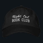 Custom Book Club Name Bestickte Baseballkappe<br><div class="desc">Show off your love of reading (and your favorite reading crew) with this custom embroidered book club hat! Personalized with your book club name or any custom text, this hat is the perfect blend of cozy, casual, and bookish style. Use Zazzle’s easy design tools to choose your preferred fonts and...</div>