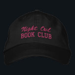 Custom Book Club Name Bestickte Baseballkappe<br><div class="desc">Show off your love of reading (and your favorite reading crew) with this custom embroidered book club hat! Personalized with your book club name or any custom text, this hat is the perfect blend of cozy, casual, and bookish style. Use Zazzle’s easy design tools to choose your preferred fonts and...</div>