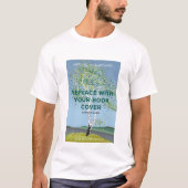 Custom Book Cover l Werbeaktion Book Launch Writer T-Shirt (Vorderseite)