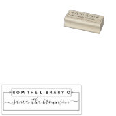 Custom book lover gift Library Gummistempel (Stempel)