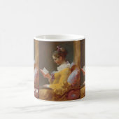 Custom Book Lover Mug – Fragonard Art Kaffeetasse (Mittel)