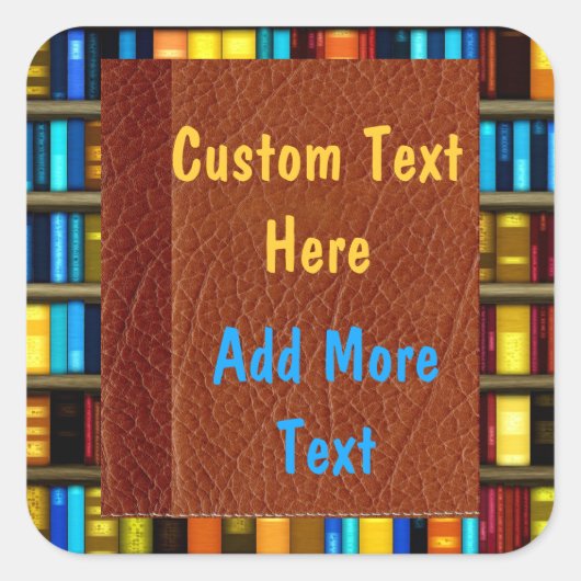 Custom Book Stickers (Vorderseite)