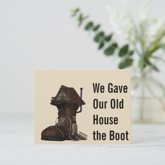 Custom Boot House Funny Motion Ankündigung (Stehend Vorderseite)