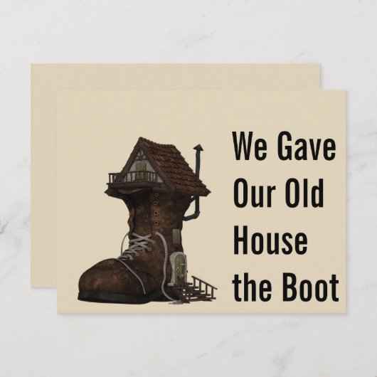 Custom Boot House Funny Motion Ankündigung (Vorne/Hinten)