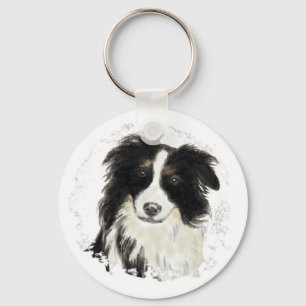 Custom Border Collie - Dog Collection Schlüsselanhänger