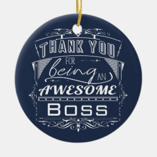 Custom Boss Vielen Dank für Ihre Wertschätzung Keramik Ornament