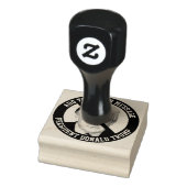 CUSTOM-BOTSCHAFT Nr. Donald Trump Gummistempel (Stempel)