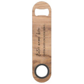 Custom Bottle Opener – Personalized with Name Speed Flaschenöffner (Vorderseite)