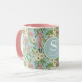 Custom Bottlebrush Country Garden Blue Tasse (Vorderseite Links)