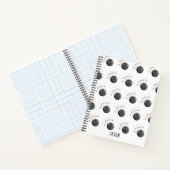 Custom Bowling Ball & Buttone Individuelle Name Notizblock (Innenseite)