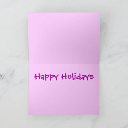 Custom Bowling Greetings Feiertagskarte (Innenseite)