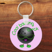 Custom Bowling Schlüsselanhängers Geschenke Schlüsselanhänger (Vorderseite)