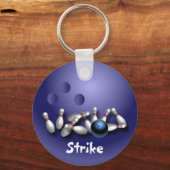 Custom Bowling Schlüsselanhängers Geschenke Schlüsselanhänger (Vorderseite)