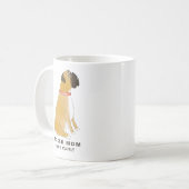 Custom Boxer Mom Mug, Personalized Boxer Dog mug Kaffeetasse (Vorderseite Links)