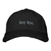 Custom boy bye Cap Custom Embroibestickter Hut (Vorderseite)