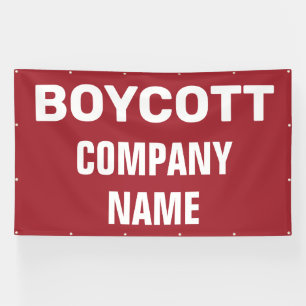 Custom Boycott Banner