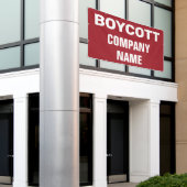 Custom Boycott Banner (Äußeres Gebäude)