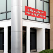 Custom Boycott Banner (Äußeres Gebäude)