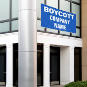 Custom Boycott Banner (Äußeres Gebäude)